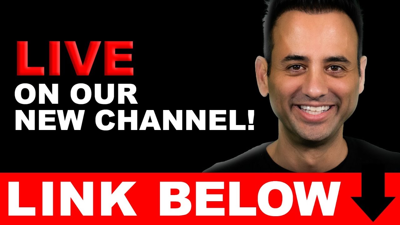 REMINDER! Today We're LIVE On OUR NEW CHANNEL - Link In Description!