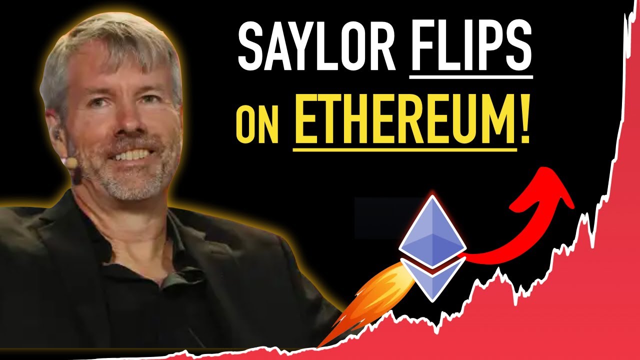 Michael Saylor FLIPS on Ethereum - BIG NEWS!