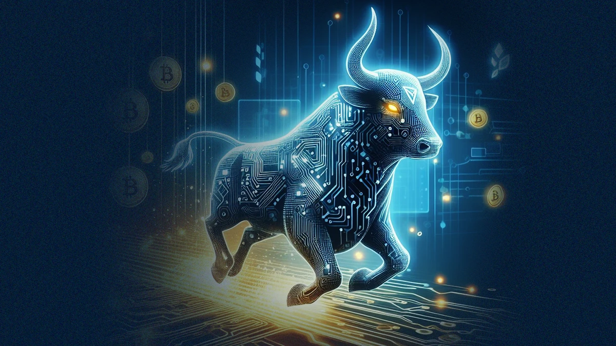 crypto bull run illustration